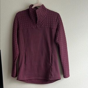 Women's Columbia Quilted Sweater - Plum